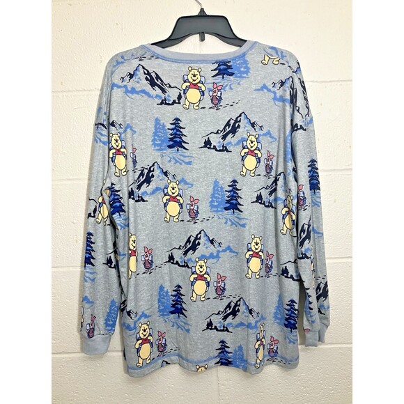 NEW Disney Winnie The Pooh Women's Pajama Set Medium, Cozy Sleepwear - Picture 3 of 15